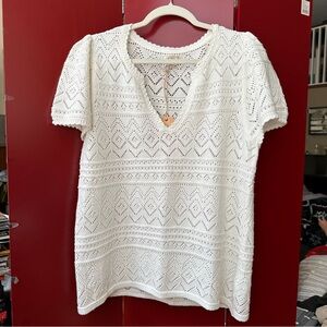 Fat face knitted short sleeved top *NWT*